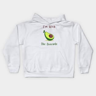 I'm with the Avocado Kids Hoodie